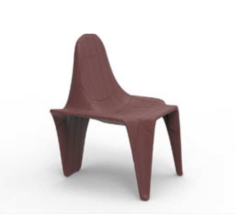 Chaise F3 en résine de polyéthylène au design contemporain par Fabio Novembre x Vondom