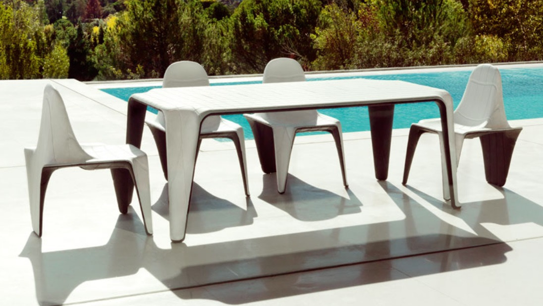 Chaise F3 en résine de polyéthylène au design contemporain par Fabio Novembre x Vondom