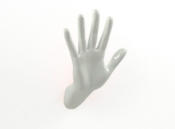 Patère originale et design Hand Job Wave par Thelermont Hupton