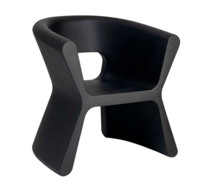 Chaise à accoudoirs Pal en polyéthylène au design contemporain par Karim Rashid x Vondom Chaise à accoudoirs Pal en polyéthylène au design contemporain par Karim Rashid x Vondom