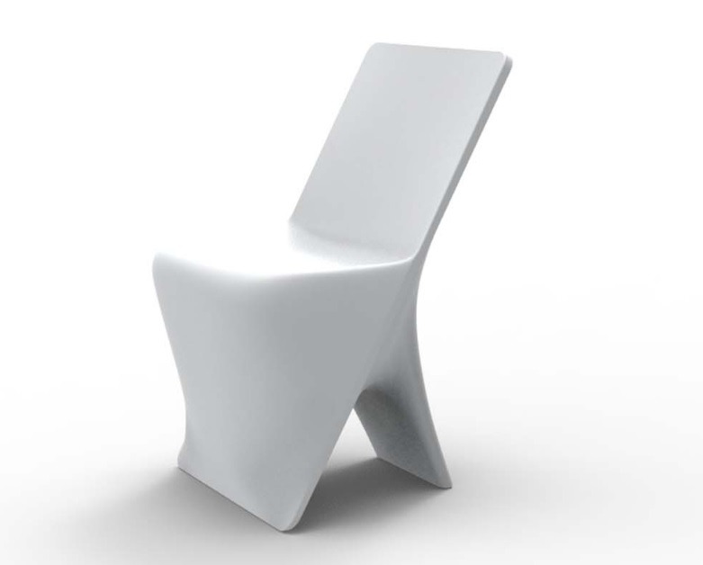 Chaise Pal en polyéthylène au design contemporain par Karim Rashid x Vondom