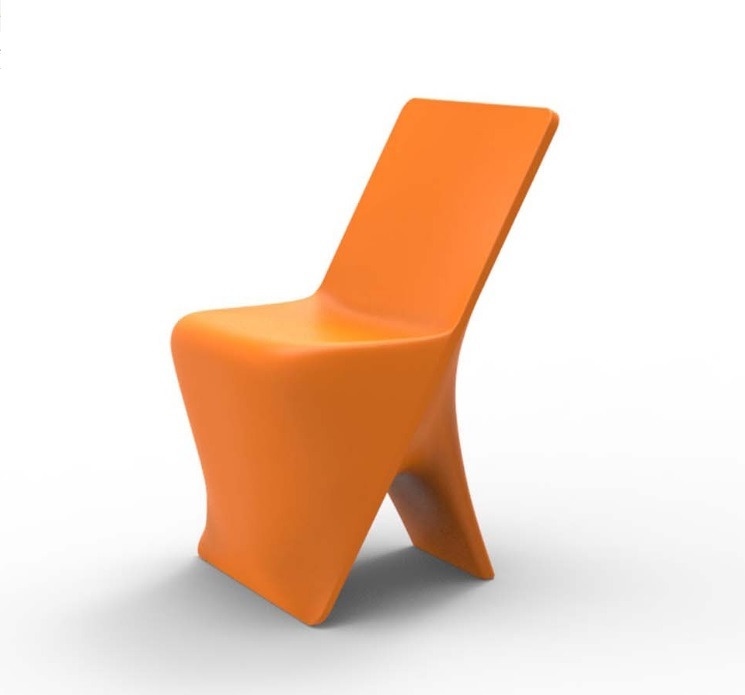 Chaise Pal en polyéthylène au design contemporain par Karim Rashid x Vondom