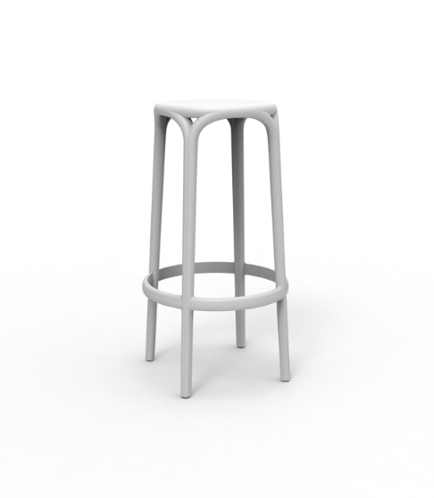 Tabouret de bar Brooklyn en polypropylène par Eugeni Quitllet x Vondom