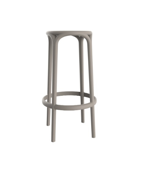 Tabouret de bar Brooklyn en polypropylène par Eugeni Quitllet x Vondom Tabouret de bar Brooklyn en polypropylène par Eugeni Quitllet x Vondom