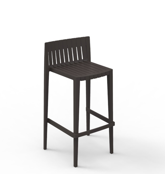 Tabouret de bar Spritz en polypropylène par Archirivolto Design x Vondom Tabouret de bar Spritz en polypropylène par Archirivolto Design x Vondom