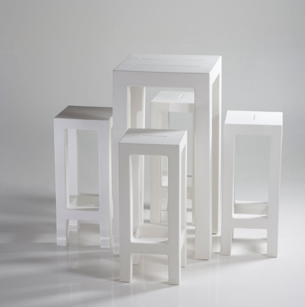 Tabouret de bar Jut en polyéthylène par Studio Vondom x Vondom Tabouret de bar Jut en polyéthylène par Studio Vondom x Vondom
