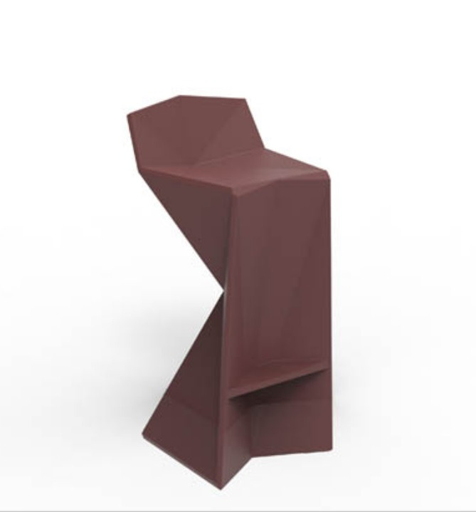 Tabouret de bar Vertex en polyéthylène par Karim Rashid x Vondom Tabouret de bar Vertex en polyéthylène par Karim Rashid x Vondom