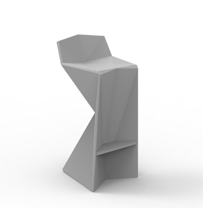Tabouret de bar Vertex en polyéthylène par Karim Rashid x Vondom Tabouret de bar Vertex en polyéthylène par Karim Rashid x Vondom