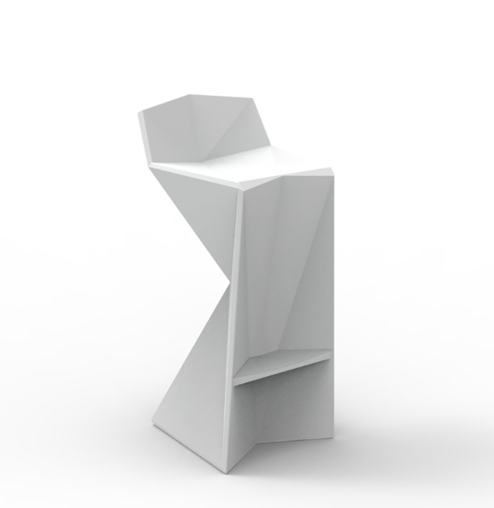 Tabouret de bar Vertex en polyéthylène par Karim Rashid x Vondom Tabouret de bar Vertex en polyéthylène par Karim Rashid x Vondom