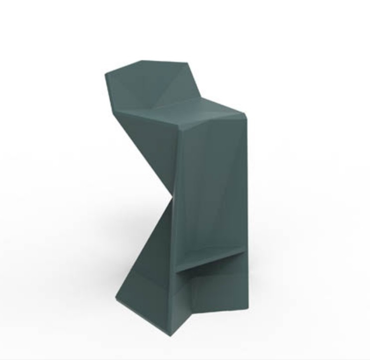 Tabouret de bar Vertex en polyéthylène par Karim Rashid x Vondom Tabouret de bar Vertex en polyéthylène par Karim Rashid x Vondom