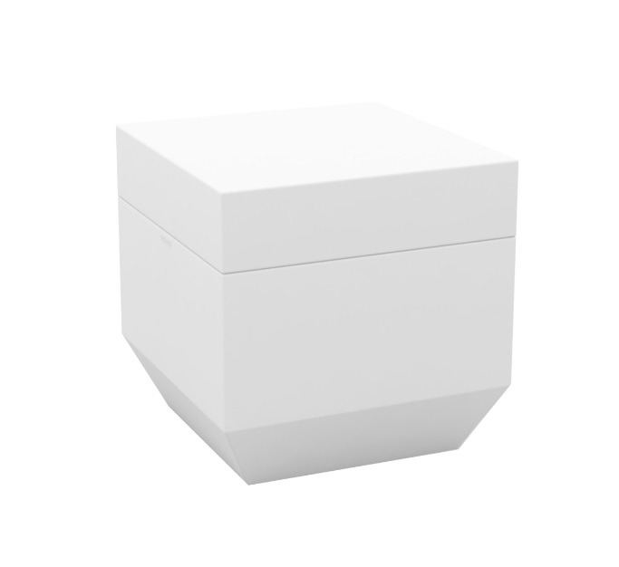 Pouf carré Vela en polyéthylène par Ramón Esteve x Vondom