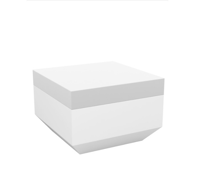 Pouf carré Vela en polyéthylène par Ramón Esteve x Vondom Pouf carré Vela en polyéthylène par Ramón Esteve x Vondom