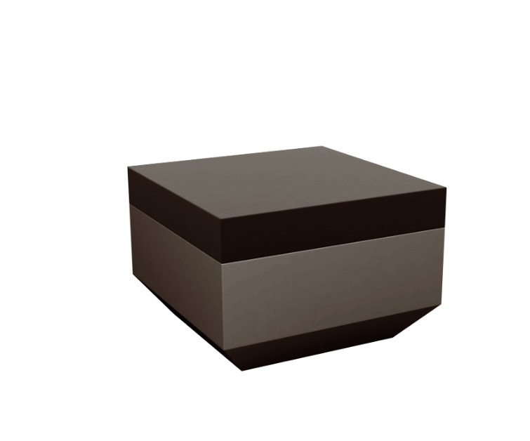 Pouf carré Vela en polyéthylène par Ramón Esteve x Vondom Pouf carré Vela en polyéthylène par Ramón Esteve x Vondom