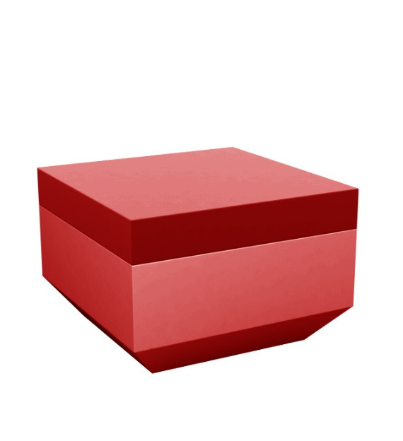 Pouf carré Vela en polyéthylène par Ramón Esteve x Vondom Pouf carré Vela en polyéthylène par Ramón Esteve x Vondom