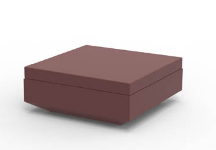 Pouf carré Vela en polyéthylène par Ramón Esteve x Vondom Pouf carré Vela en polyéthylène par Ramón Esteve x Vondom