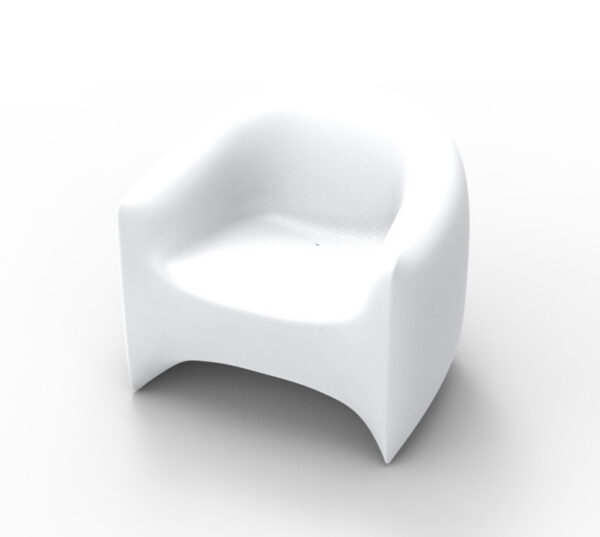 Fauteuil Blow en polyéthylène au design contemporain par Stefano Giovannoni x Vondom