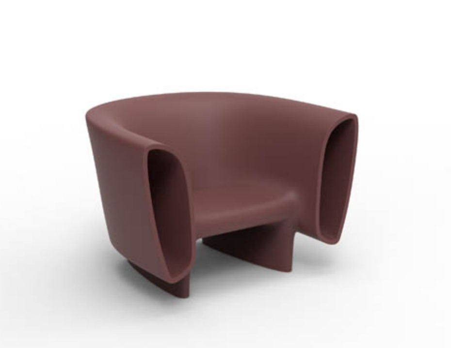 Fauteuil Bum Bum en polyéthylène au design contemporain par Eugeni Quitllet x Vondom