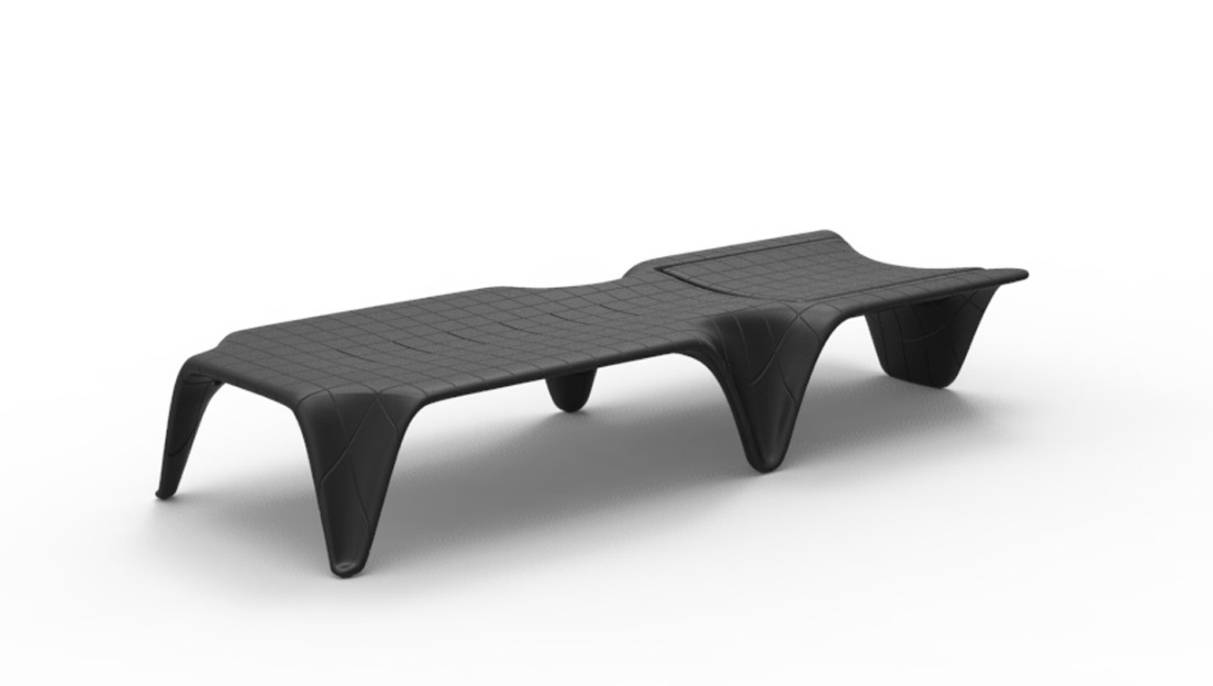 Chaise longue F3 en polyéthylène au design contemporain par Fabio Novembre x Vondom Chaise longue F3 en polyéthylène au design contemporain par Fabio Novembre x Vondom
