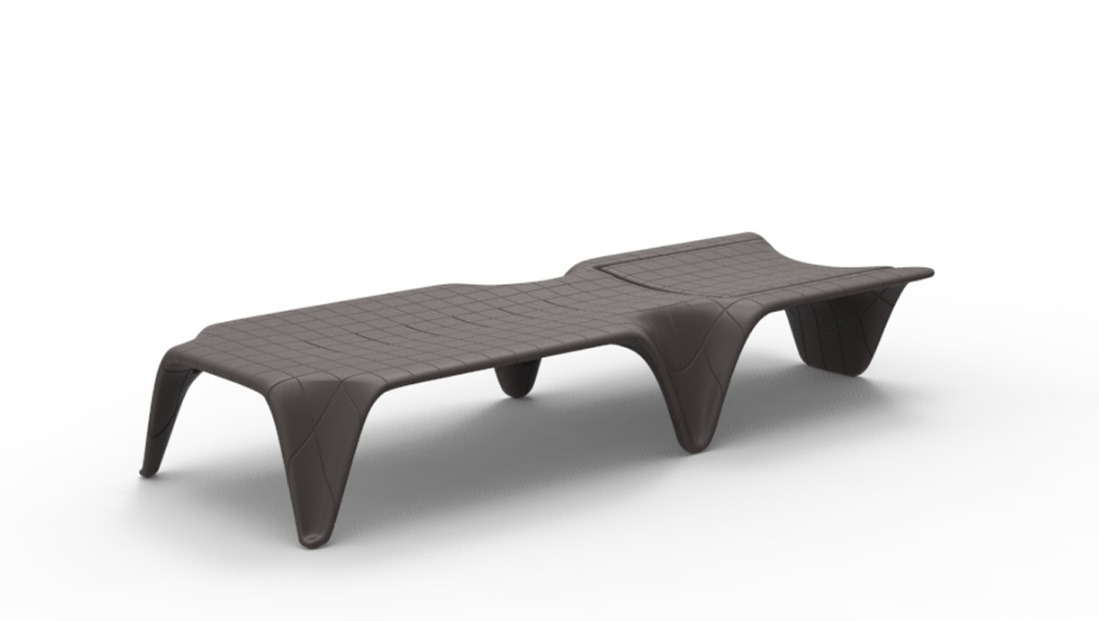 Chaise longue F3 en polyéthylène au design contemporain par Fabio Novembre x Vondom Chaise longue F3 en polyéthylène au design contemporain par Fabio Novembre x Vondom