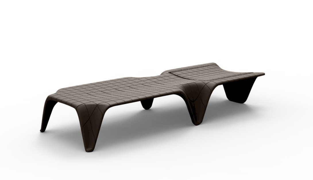 Chaise longue F3 en polyéthylène au design contemporain par Fabio Novembre x Vondom Chaise longue F3 en polyéthylène au design contemporain par Fabio Novembre x Vondom