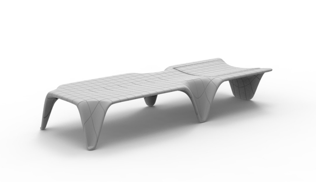Chaise longue F3 en polyéthylène au design contemporain par Fabio Novembre x Vondom Chaise longue F3 en polyéthylène au design contemporain par Fabio Novembre x Vondom