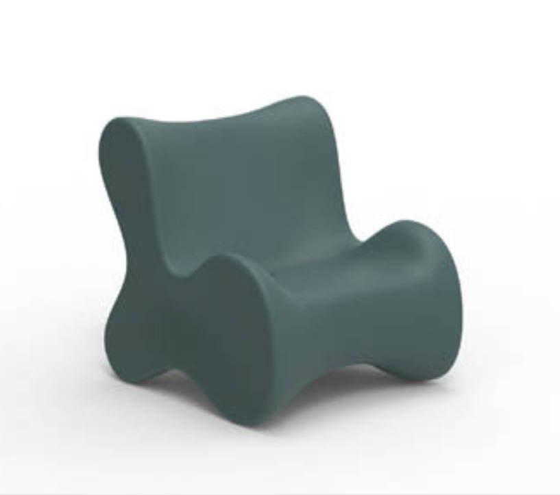 Fauteuil Pal en polyéthylène au design contemporain par Karim Rashid x Vondom Fauteuil Pal en polyéthylène au design contemporain par Karim Rashid x Vondom