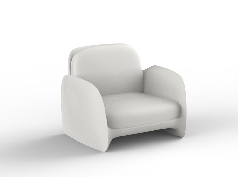 Fauteuil Pezzettina en polyéthylène au design contemporain par Archirivolto Design x Vondom