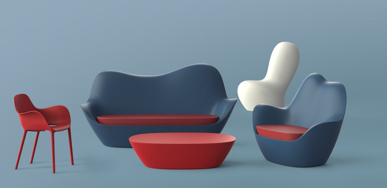 Fauteuil Sabinas en polyéthylène au design contemporain par Javier Mariscal x Vondom Fauteuil Sabinas en polyéthylène au design contemporain par Javier Mariscal x Vondom