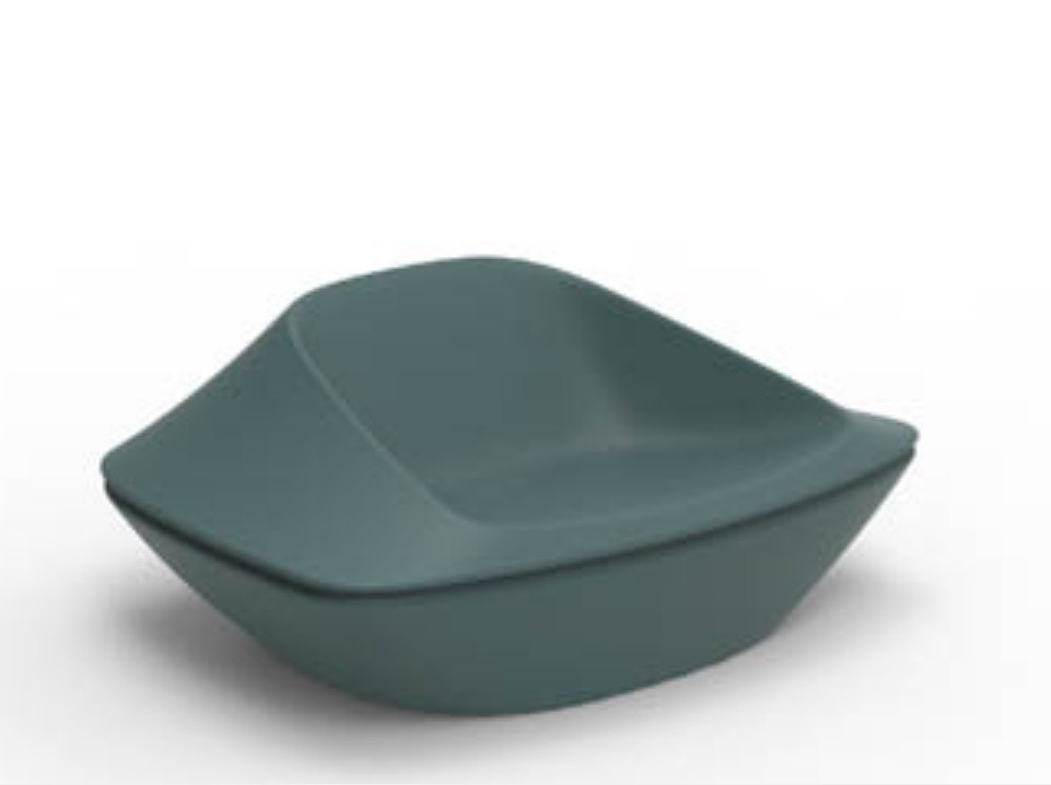 Fauteuil Ufo en polyéthylène au design contemporain par Ora Ïto x Vondom