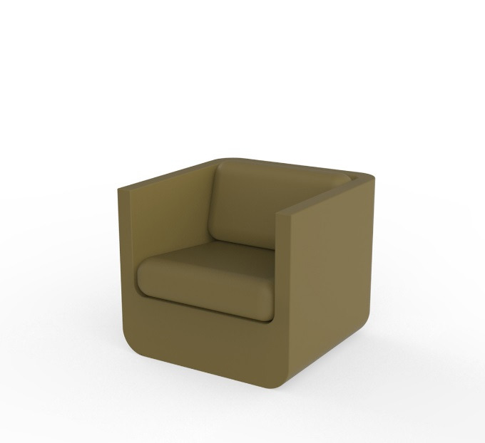Fauteuil Ulm en polyéthylène au design contemporain par Ramón Esteve x Vondom Fauteuil Ulm en polyéthylène au design contemporain par Ramón Esteve x Vondom