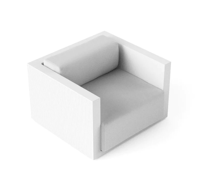 Fauteuil Gatsby en polyéthylène au design contemporain par Ramón Esteve x Vondom