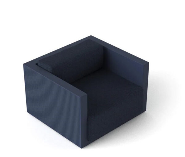 Fauteuil Gatsby en polyéthylène au design contemporain par Ramón Esteve x Vondom