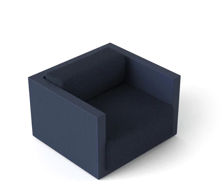 Fauteuil Gatsby en polyéthylène au design contemporain par Ramón Esteve x Vondom