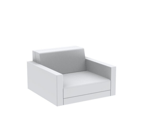 Fauteuil Pixel en polyéthylène au design contemporain par Ramón Esteve x Vondom