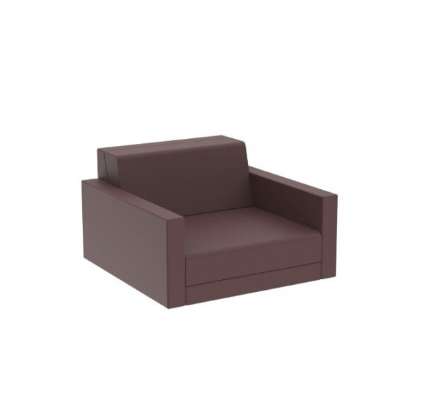 Fauteuil Pixel en polyéthylène au design contemporain par Ramón Esteve x Vondom