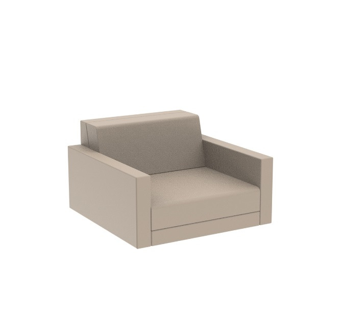 Fauteuil Pixel en polyéthylène au design contemporain par Ramón Esteve x Vondom Fauteuil Pixel en polyéthylène au design contemporain par Ramón Esteve x Vondom