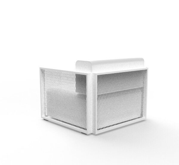 Fauteuil The Factory en aluminium au design contemporain par Ramón Esteve x Vondom