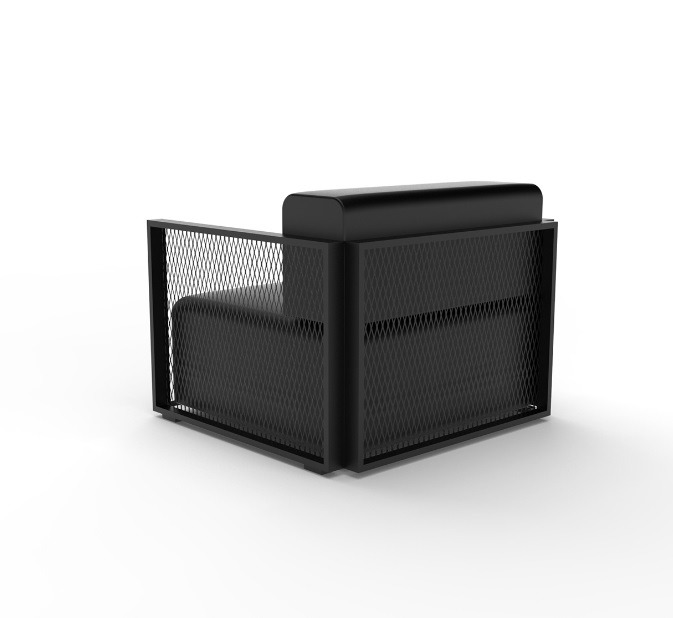 Fauteuil The Factory en aluminium au design contemporain par Ramón Esteve x Vondom