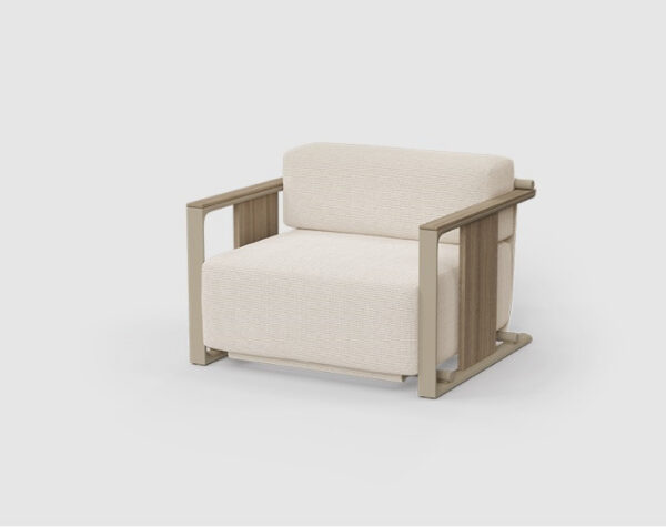 Fauteuil Tulum en aluminium au design contemporain par Eugeni Quitllet x Vondom