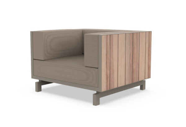 Fauteuil Vineyard en aluminium au design contemporain parRamón Esteve x Vondom