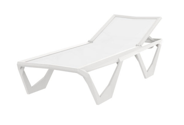 Chaise longue Voxel en polycarbonate au design contemporain par Karim Rashid x Vondom