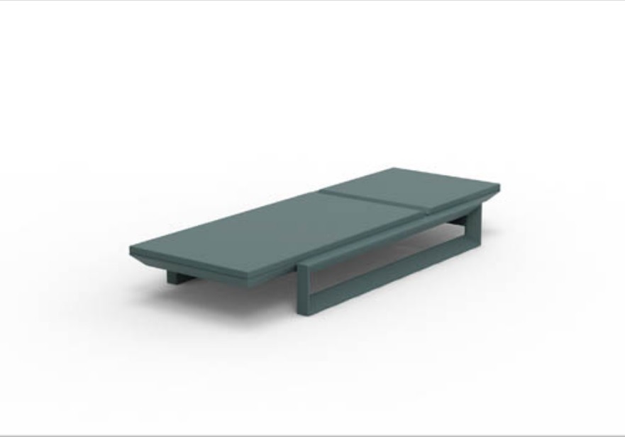Chaise longue Frame en polyéthylène au design contemporain par Ramón Esteve x Vondom Chaise longue Frame en polyéthylène au design contemporain par Ramón Esteve x Vondom