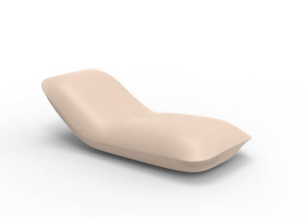 Chaise longue Pillow en polyéthylène au design contemporain par Stefano Giovannoni x Vondom
