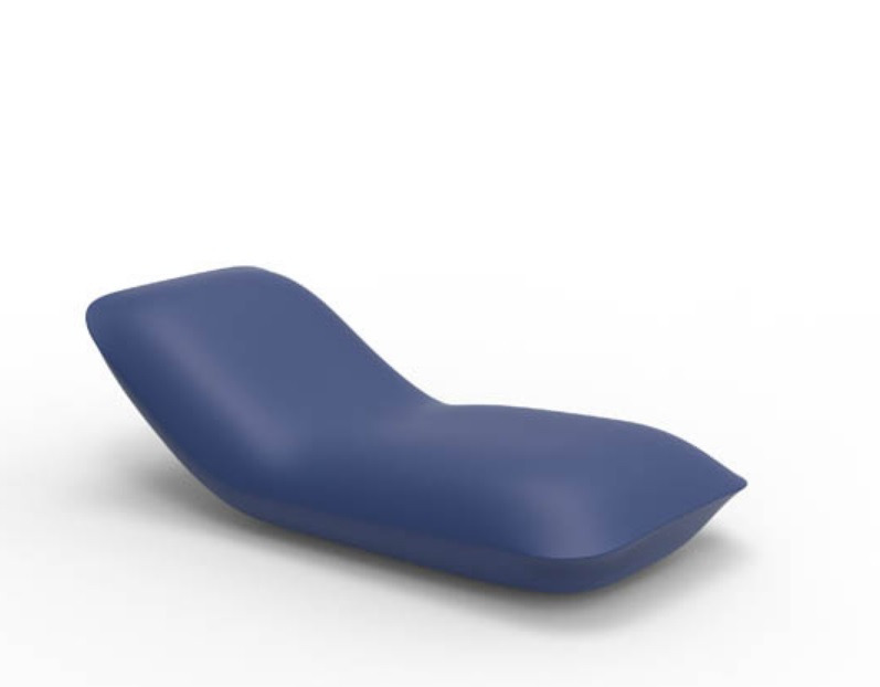 Chaise longue Pillow en polyéthylène au design contemporain par Stefano Giovannoni x Vondom Chaise longue Pillow en polyéthylène au design contemporain par Stefano Giovannoni x Vondom