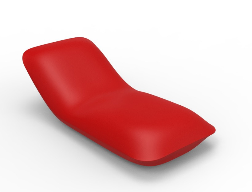 Chaise longue Pillow en polyéthylène au design contemporain par Stefano Giovannoni x Vondom Chaise longue Pillow en polyéthylène au design contemporain par Stefano Giovannoni x Vondom