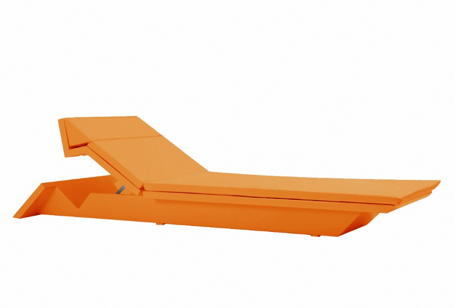 Chaise longue Rest en polyéthylène au design contemporain par A-cero x Vondom Chaise longue Rest en polyéthylène au design contemporain par A-cero x Vondom