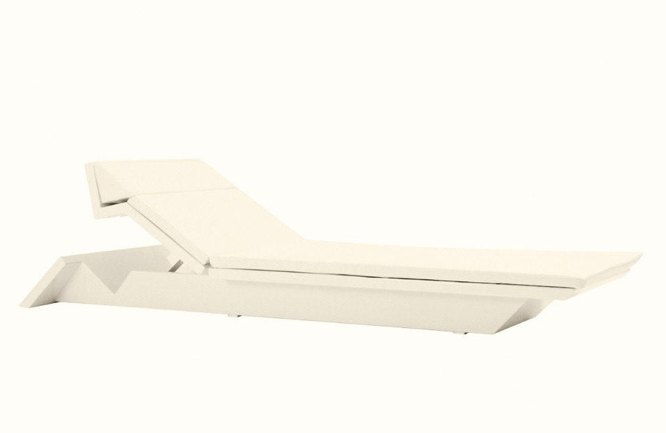 Chaise longue Rest en polyéthylène au design contemporain par A-cero x Vondom Chaise longue Rest en polyéthylène au design contemporain par A-cero x Vondom
