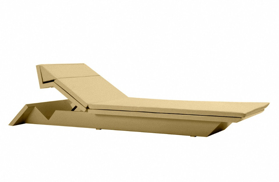 Chaise longue Rest en polyéthylène au design contemporain par A-cero x Vondom Chaise longue Rest en polyéthylène au design contemporain par A-cero x Vondom