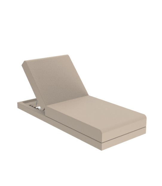 Chaise longue Pixel en polyéthylène au design contemporain par Ramón Esteve x Vondom