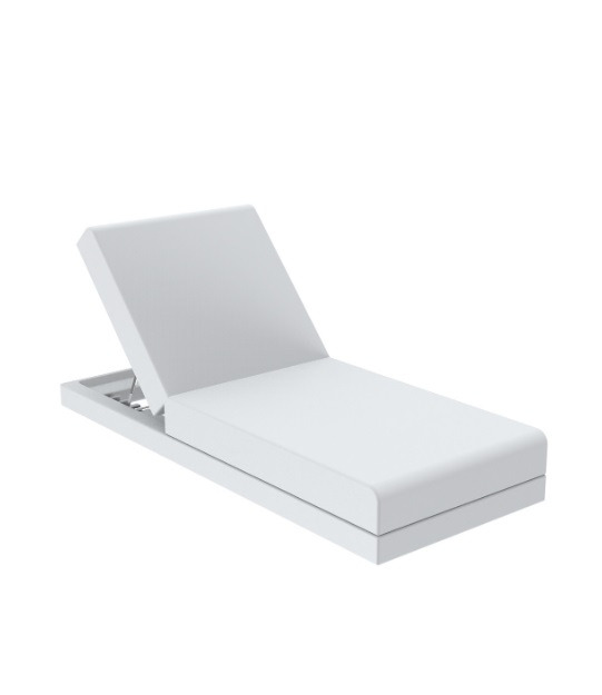 Chaise longue Pixel en polyéthylène au design contemporain par Ramón Esteve x Vondom Chaise longue Pixel en polyéthylène au design contemporain par Ramón Esteve x Vondom